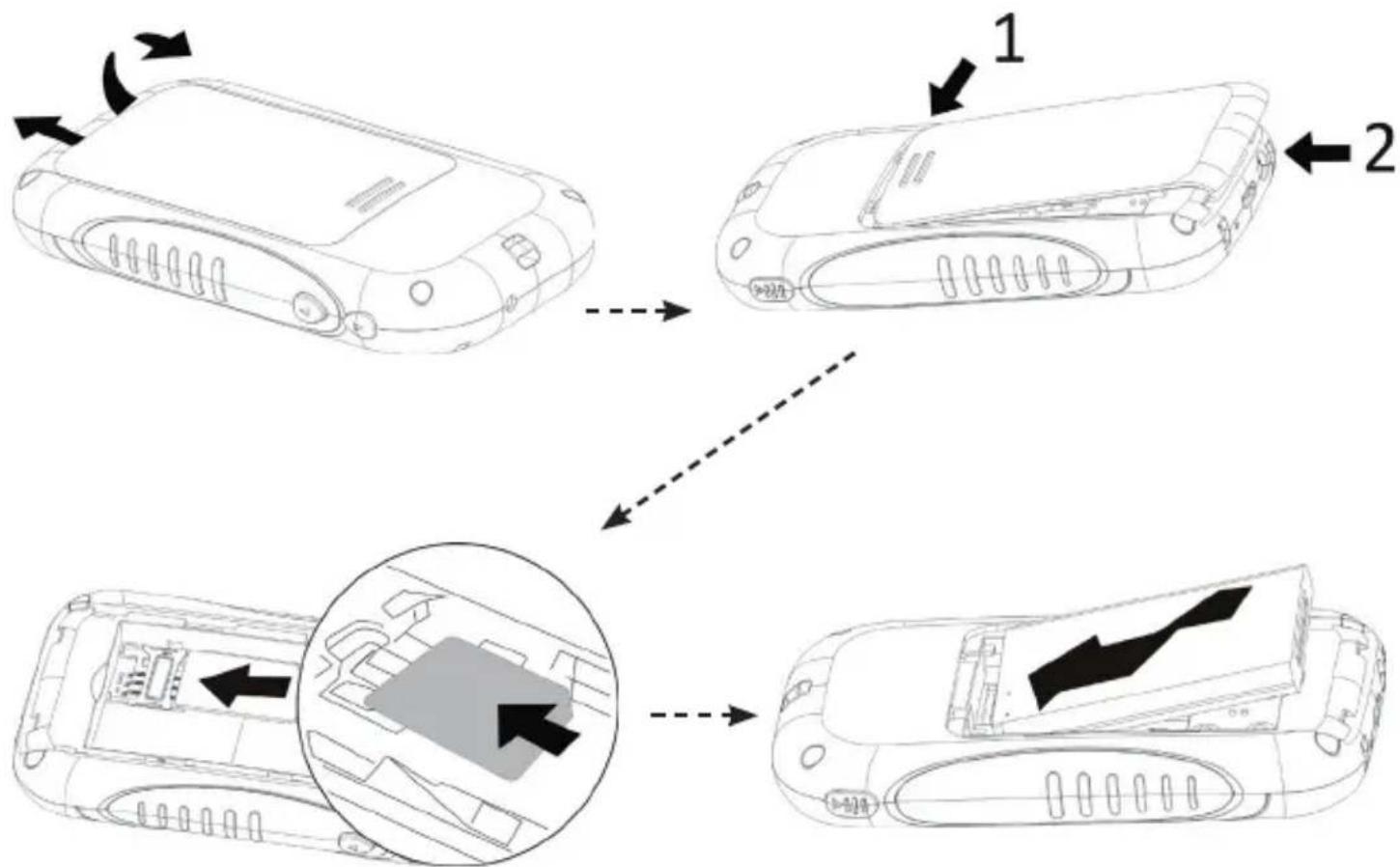 ITT Easy Pocket - Sujeción y Carga de la bateria - 1