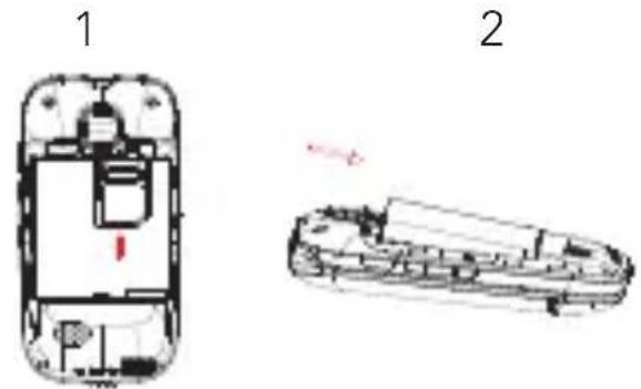 AEG Voxtel M405 - SIM e della batteria - 1