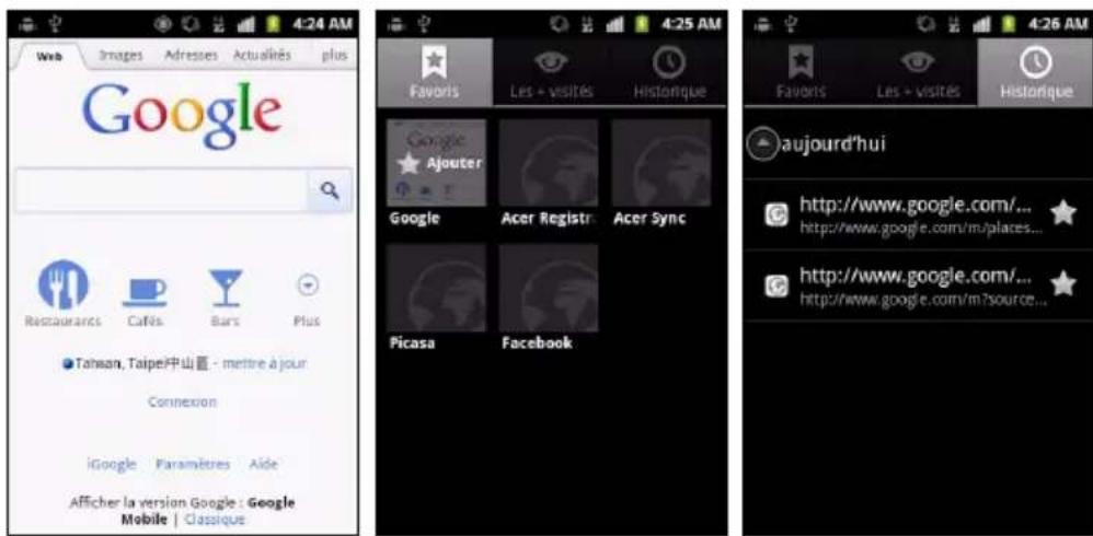 ACER Liquid Express E320 - Utiliser le navigateur - 1