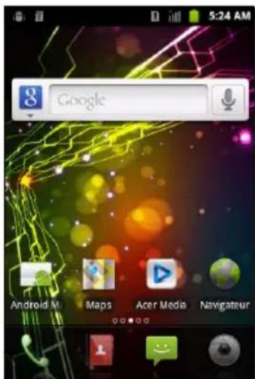 ACER Liquid Express E320 - L'écran d'accueil - 1