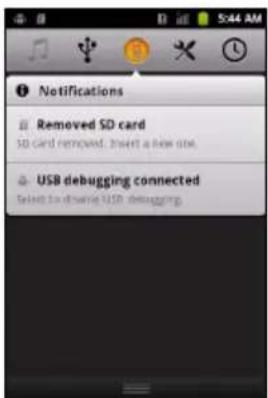 ACER Liquid Express E320 - Zone de notification - 3
