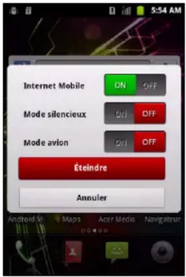 ACER Liquid Express E320 - Activer ou désactiver le mode Avion - 1