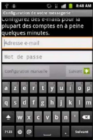 ACER Liquid Express E320 - Configurer le courrier électronique - 1