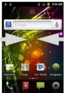 ACER Liquid Express E320 - L'écran d'accueil étendu - 3
