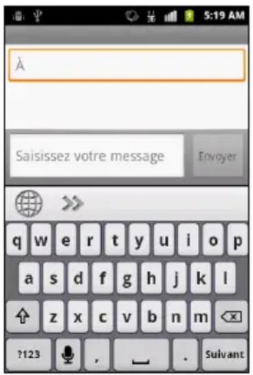 ACER Liquid Express E320 - Créer un nouveau message - 1
