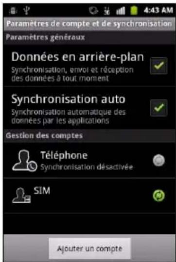 ACER Liquid Express E320 - Synchronisation - 1