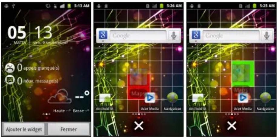 ACER Liquid Express E320 - Ajouter ou supprimer des widgets - 1