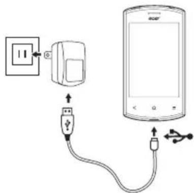 ACER Liquid Express E320 - Charger la batterie - 1