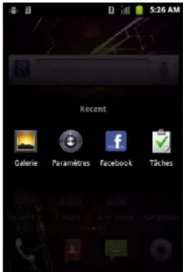 ACER Liquid Express E320 - Applis récentes - 1