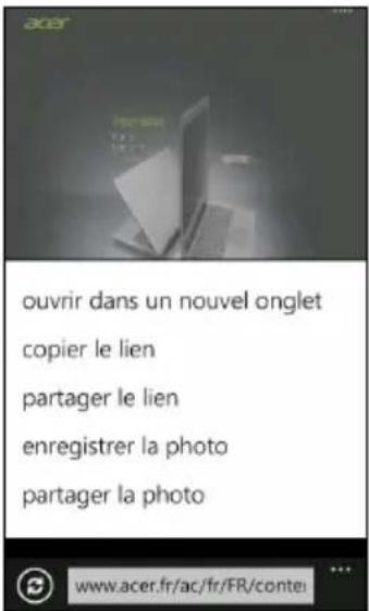 ACER Allegro M310 - Utiliser le navigateur - 4