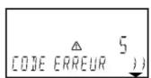 Atag WiZe - ERR = MENU DES RAPPORTS D'ERREUR - 1