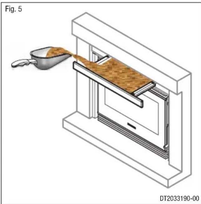 Superior SCP 7 - CARICO DEL PELLET CON KIT CASSETTO OPZIONALE - 2