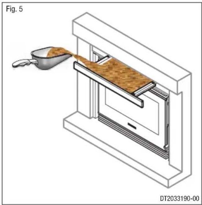 Superior SCP 7 - CARGA DE LOS PELLETS CON EL KIT DE CAJON OPCIONAL - 2