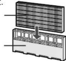SHARP FUS63E - Legen Sie den Sprühnebelfilter zur Reinigung in die Lösung. - 2