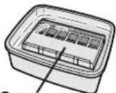 SHARP FUS63E - Presoak the mist filter set in the solution prior to cleaning. - 1