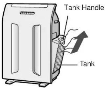 SHARP FUS63E - Pour water into the Tank - 1