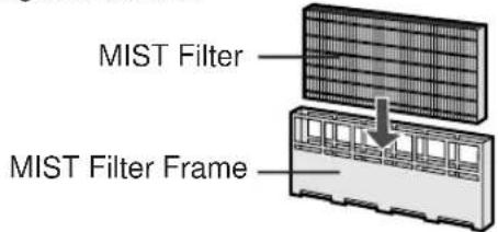 SHARP FUS63E - Presoak the mist filter set in the solution prior to cleaning. - 2