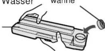 SHARP FUS63E - Setzen Sie die Kappe wieder auf die Sprühnebelwanne und schreiben Sie sie. - 1