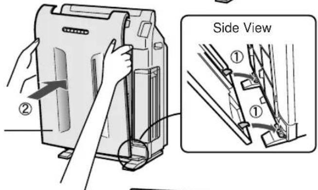 SHARP FUS63E - Install the filters - 4