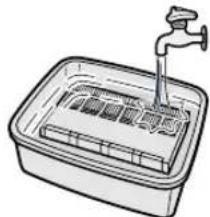 SHARP FUS63E - Rinse the MIST Filter set with water. - 1