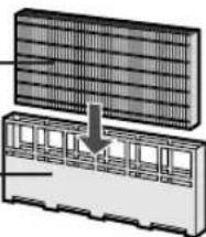 SHARP FUS63E - Trempez le filtr de brumisateur dans la solution avant d'en effectuer le nettoyage. - 2