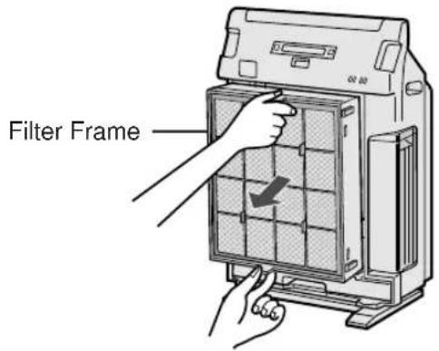 SHARP FUS63E - Remove the filters - 2