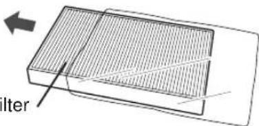 SHARP FUS63E - De filters verwijderen - 7