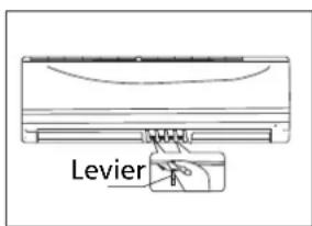 TECTRO TSCS 126 - Régler le flux d'air horizontalement (haut - bas) - 1