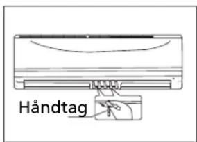 TECTRO TSC 126 - Justering af den vandrette luftstrøms retning (op-ned) - 1