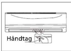 TECTRO TS 126 - Justering af den vandrette luftstrøms retning (op-ned) - 1