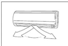TECTRO TS 126 - Cómo configurar la direccion del caudal de aire vertical (arriba-abajo) - 1