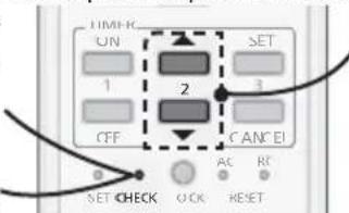 PANASONIC CSYE12QKE - L'appareil s'arrête et le voyant TIMER clignote. - 2