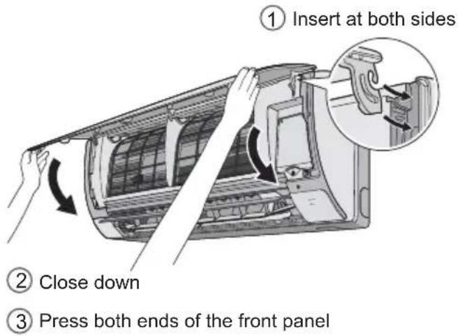 PANASONIC CSYE12QKE - Front panel - 2