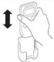 MITSUBISHI SRK80ZKS - Using the remote control holder - 1
