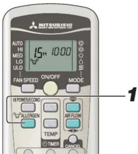 MITSUBISHI SRK80ZKS - Fonction ALLERGEN CLEAR - 1