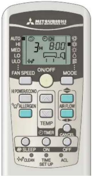 MITSUBISHI SRK80ZKS - Λειτουργία ΧΡΟΝΟΔΙΑΚΟΠΤΗ ΑΝΑΜΟΝΗΣ (SLEEP TIMER) + ΕΝΕΡΓΟΠΟΙΗΣΗΣ (ON-TIMER) - 1