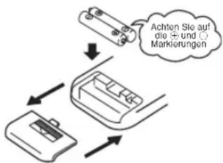 MITSUBISHI SRK80ZKS - Batterien auswechseln - 3