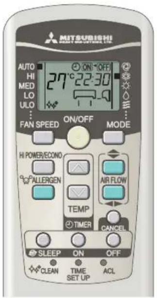MITSUBISHI SRK80ZKS - Gebruik werkingsmodus PROGRAM TIMER - 1