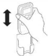 MITSUBISHI SRK71ZKS - Impiego del supporto per il telecomando - 1