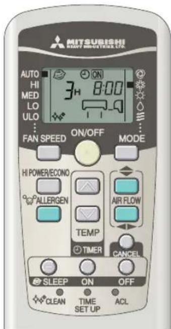 MITSUBISHI SRK71ZKS - Funcionamiento en modo SLEEP TIMER + ON-TIMER - 1