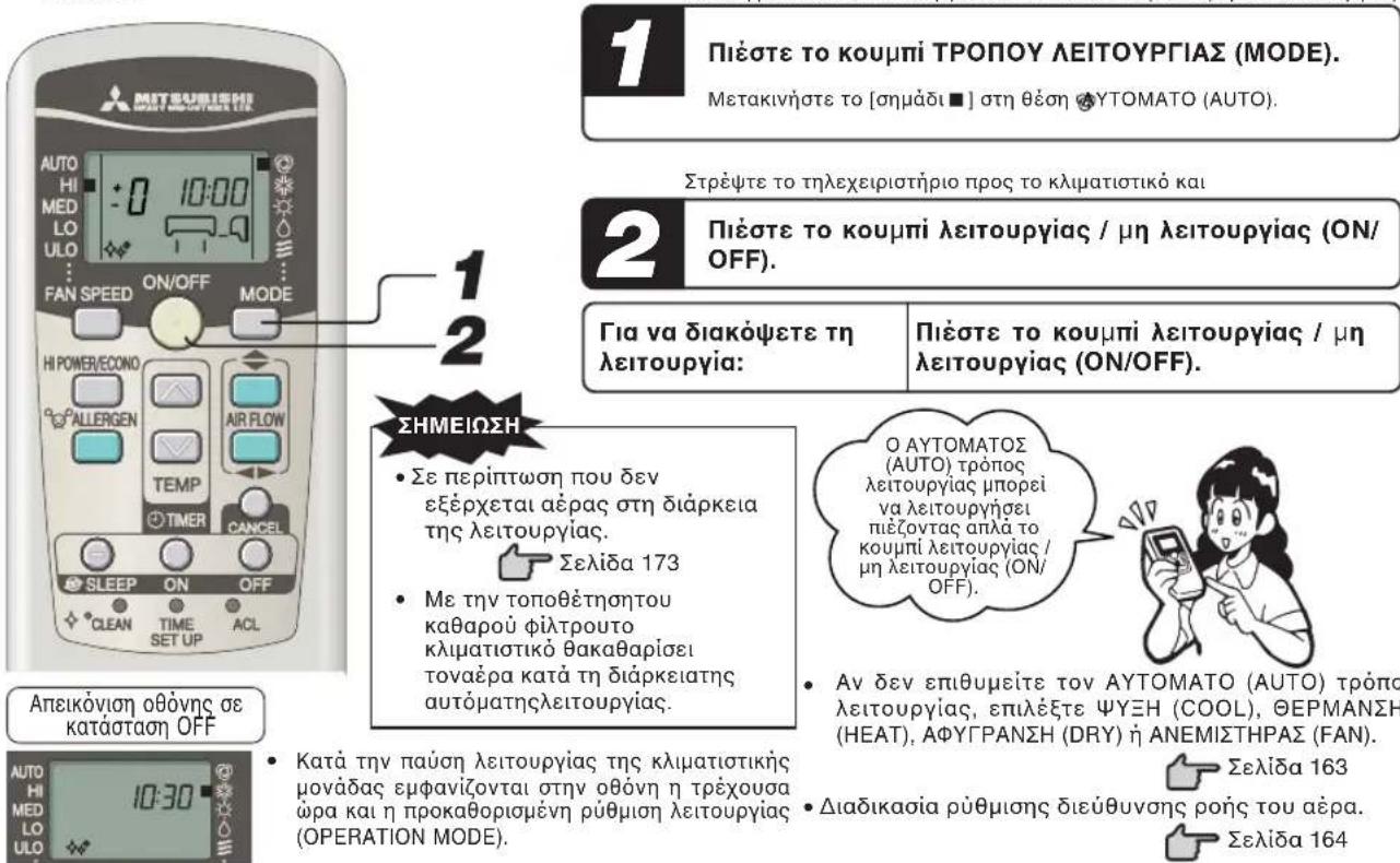 MITSUBISHI SRK71ZKS - Αυτόματη λειτουργία (AUTO) - 1