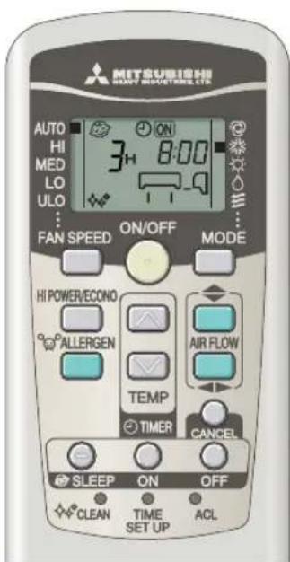 MITSUBISHI SRK63ZKS - Fonctions SLEEP TIMER + ON-TIMER - 1