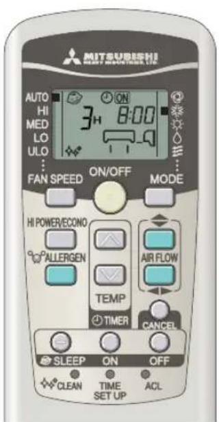 MITSUBISHI SRK63ZKS - SLEEP TIMER & ON-TIMER-Betrieb - 1