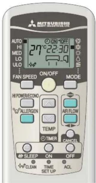 MITSUBISHI SRK63ZKS - PROGRAM TIMER operation - 1