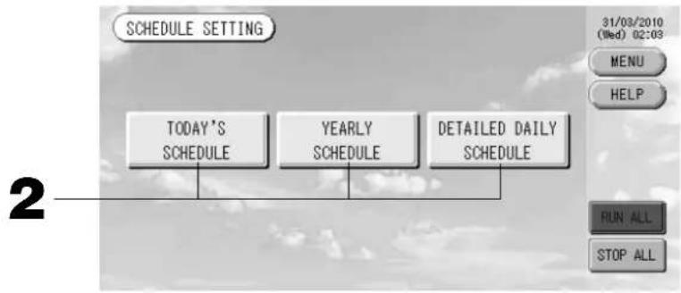 MITSUBISHI SCSL3N - Schema's instellen - 2