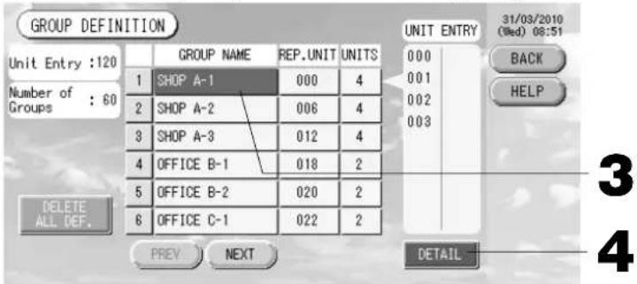 MITSUBISHI SCSL3N - Defi nieren einer Gruppe - 1