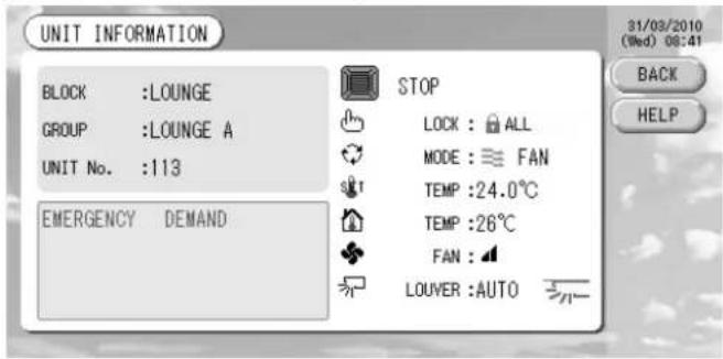 MITSUBISHI SCSL3N - Viewing Detailed Unit Information - 2