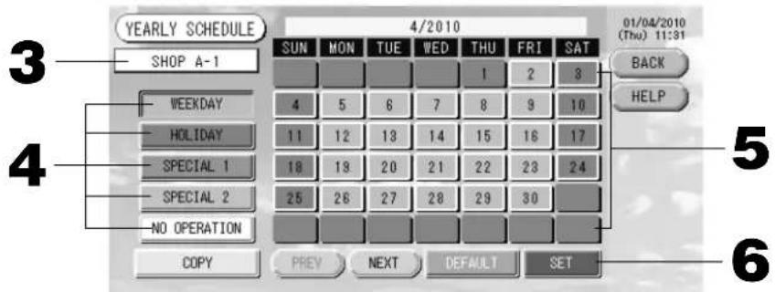 MITSUBISHI SCSL3N - ■ Programmer la minuterie pour l'année - 1