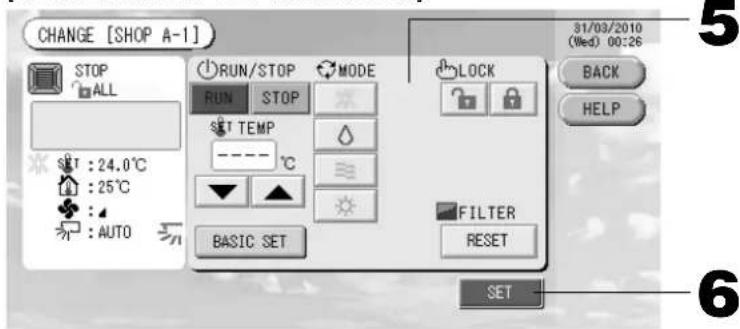 MITSUBISHI SCSL3N - Press the SET button. Press the Yes button on the confirmation screen. - 1