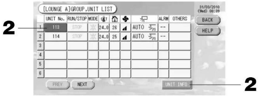 MITSUBISHI SCSL3N - Visualizzazione di informazioni dettagliate sull'unità - 1